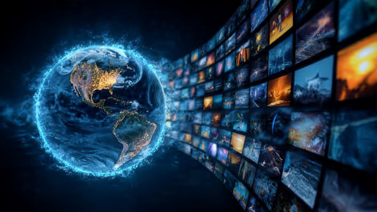 Abstract technology concept art